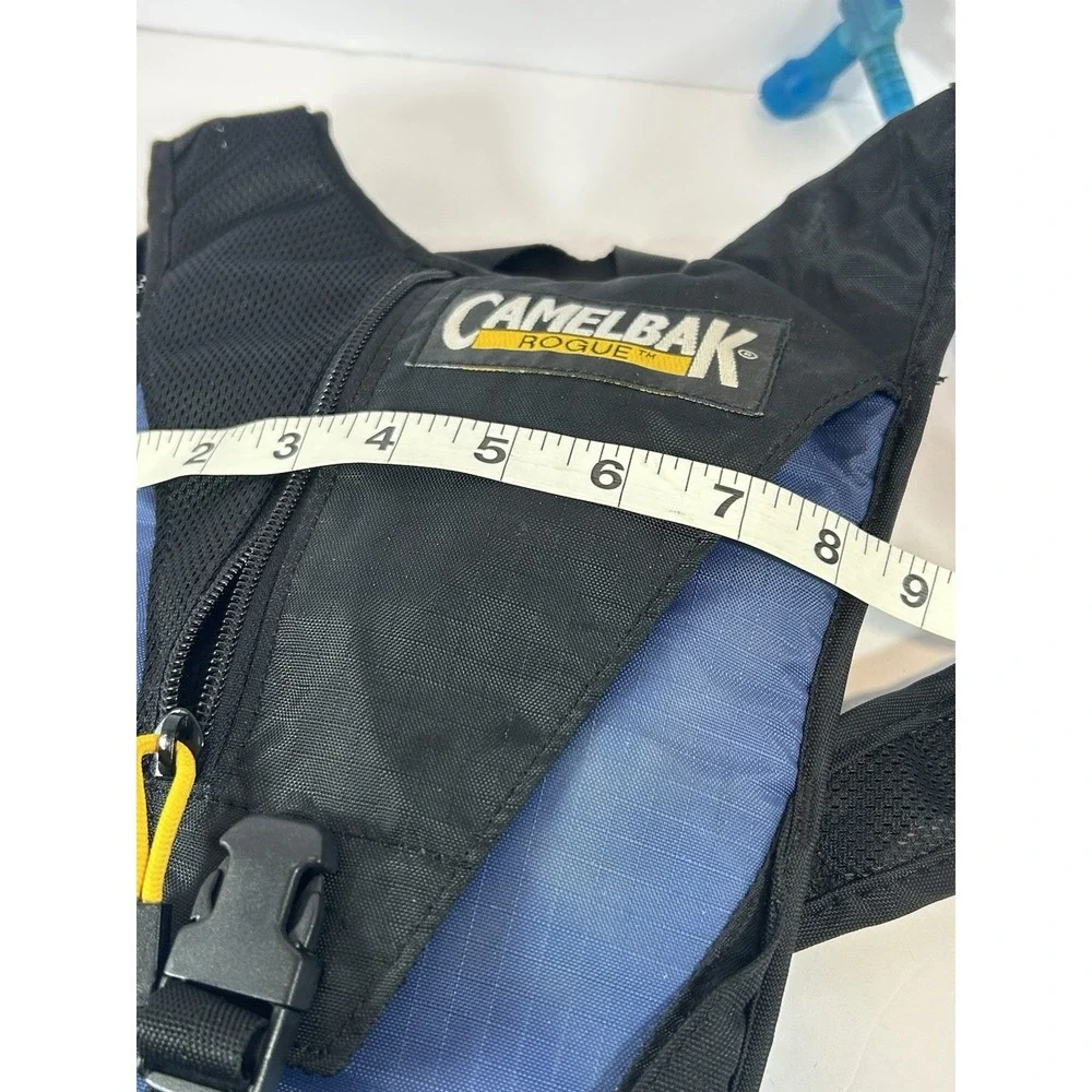 CamelBak Rogue Black/Blue Hydration Pack for Biking Hiking W/ Bladder